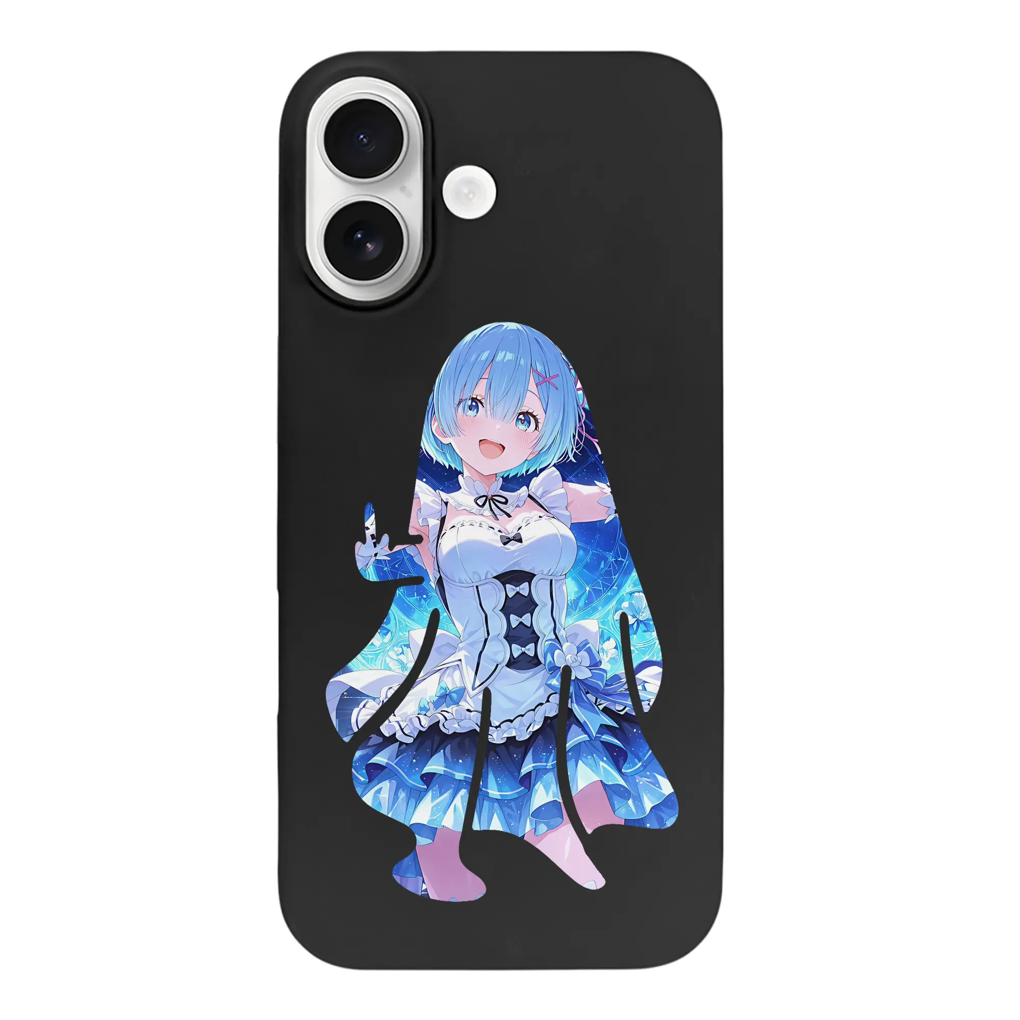 リゼロ グッズ レム - iPhone 17 シリーズ シリコンケース 薄型 耐衝撃 指紋防止 ソフトタッチカバー 精密フィット 傷防止 保護ケース iPhone 17/17 Air/17 Pro/17 Pro Max 対応